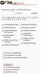 Mobile Screenshot of companylounge.gfm-nachrichten.de